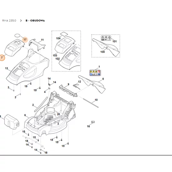 STIHL Osłona 6311 700 8910